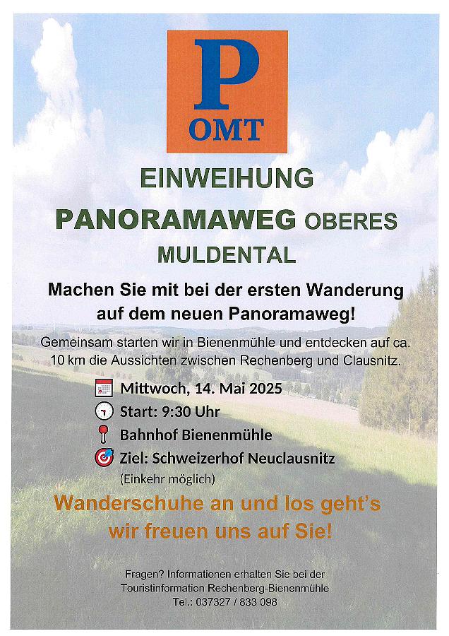 Plakat Einweihung Panoramaweg