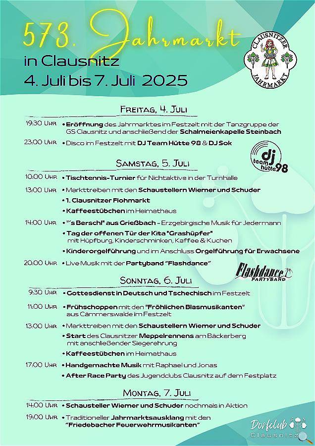 573. Jahrmarkt Clausnitz