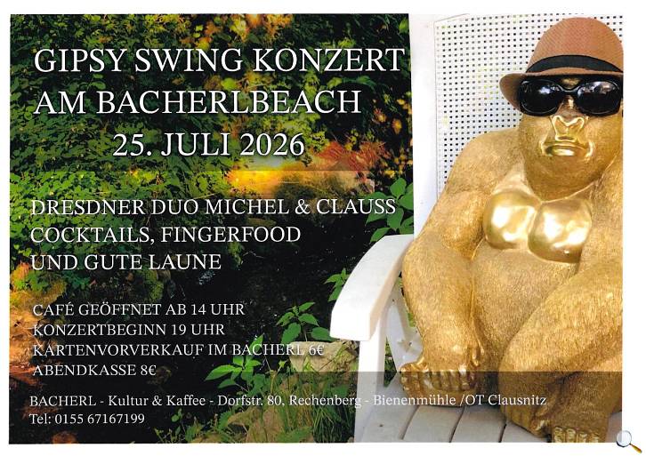 Gipsy Swing Konzert am Bacherlbeach