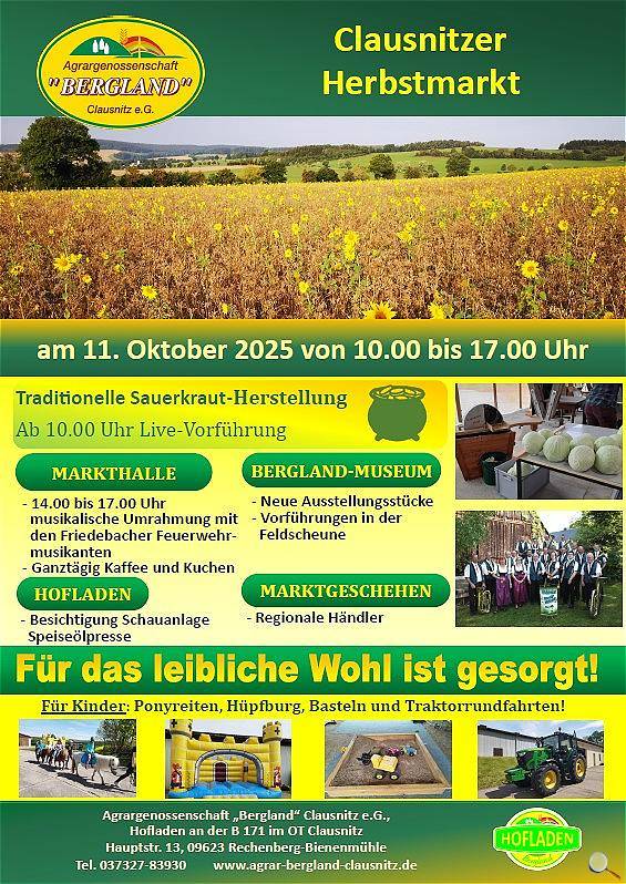 Clausnitzer Herbstmarkt 2025
