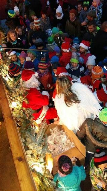 Der Weihnachtsmann besucht Rechenberg, Foto: St. Walther