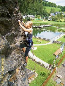 Kletterfelsen am Ökobad, Siegmar Wagner