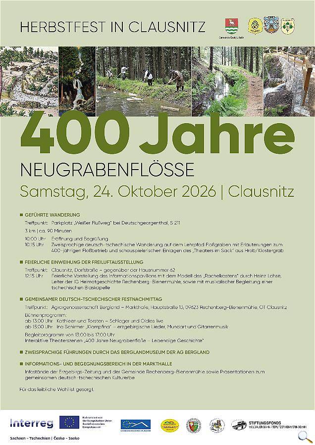 Herbstfest in Clausnitz - 400 Jahre Neugrabenflösse