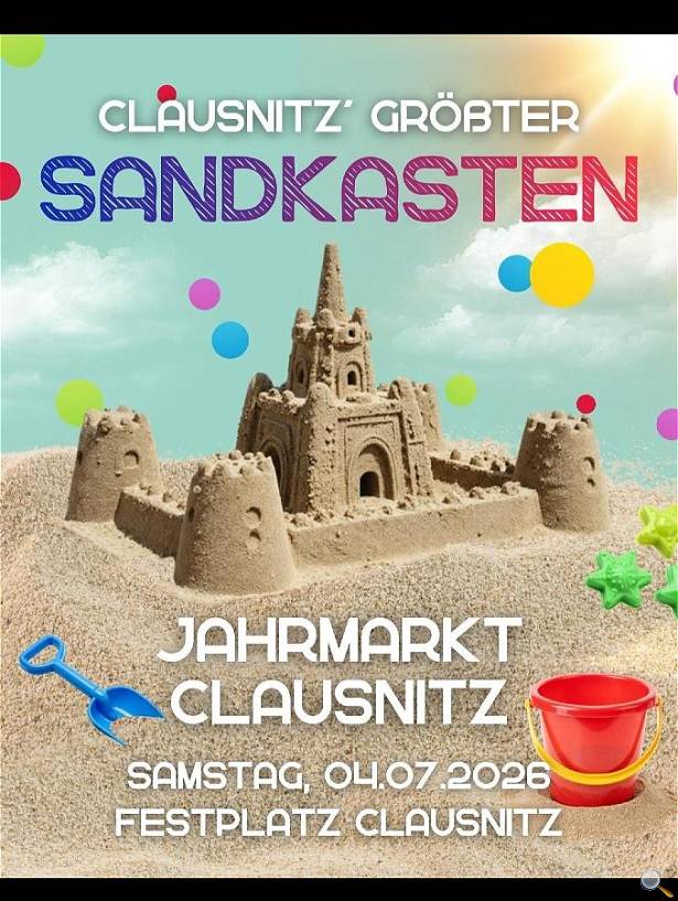 Sandkasten Jahrmarkt Clausnitz