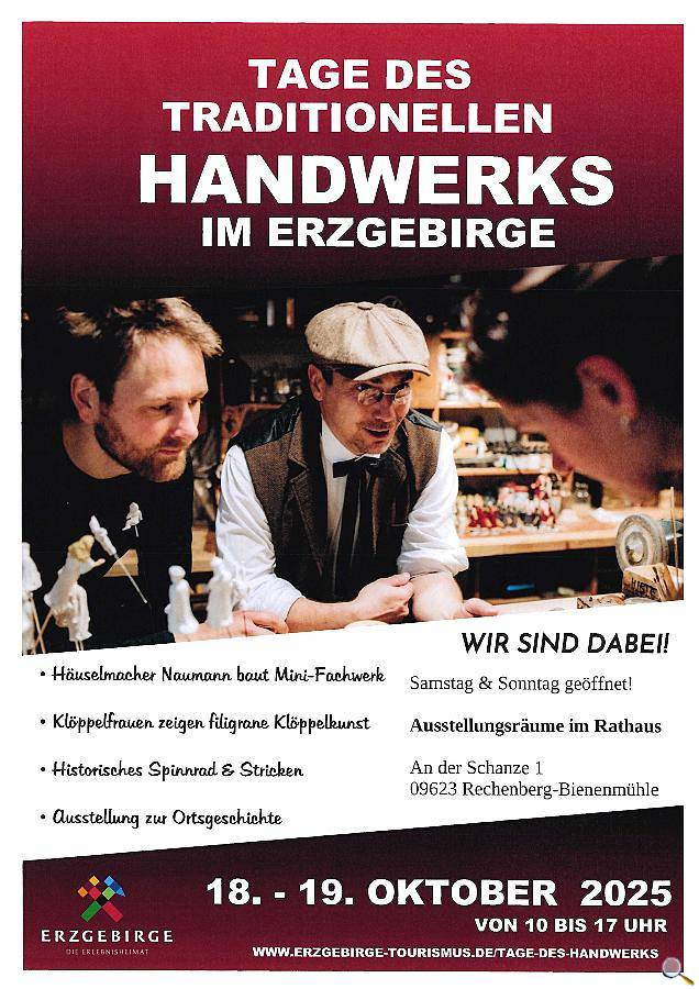 Plakat Tage des traditionellen Handwerks 2025