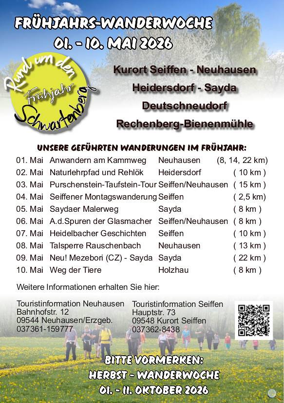 Frühjahrs-Wanderwoche 2026
