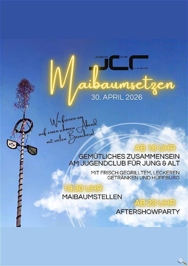 Maibaumsetzen in Clausnitz 2026