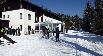 Auf der Bahndammloipe, Skibahnhof Neuhermsdorf, R. Kaden