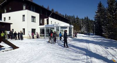 Auf der Bahndammloipe, Skibahnhof Neuhermsdorf, R. Kaden