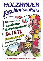 Faschingsauftakt mit dem Skifaschingsclub Holzhau am 15. 11. 2025<br>