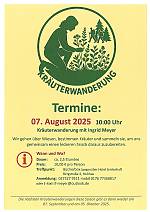Kräuterwanderung am 07. August 2025 