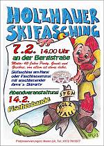 Holzhauer Skifasching am Rodelhang Bergstraße