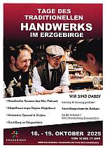 26. Tage des traditionellen Handwerks im Erzgebirge 2025 am 18.+19.Oktober